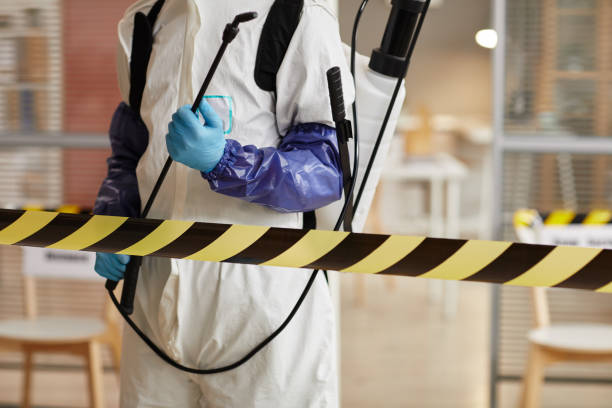 Professional Biohazard Cleanup technician working in Rossville, TN